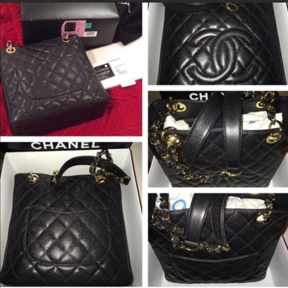 CHANEL Handbags - 🚫SOLD🚫CHANEL AUTHENTIC Shopping Bag-Caviar Black